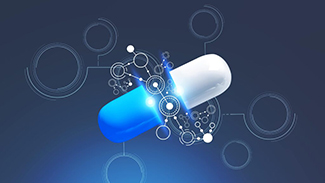 GlaxoSmithKline (GSK) corporate building with logo on glass facade